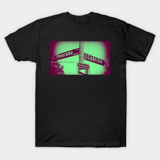 Panorama Drive & Cabrillo Road, Arcadia, CA by MWP T-Shirt